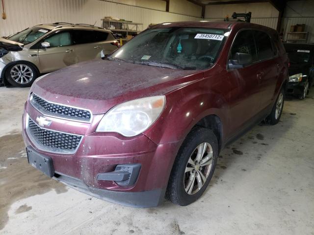 2CNALBEWXA6****** - 2010 CHEVROLET EQUINOX RED photo 2