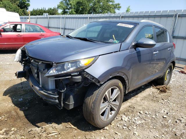 KNDPCCA67E7564611 - 2014 KIA SPORTAGE S BLUE photo 2