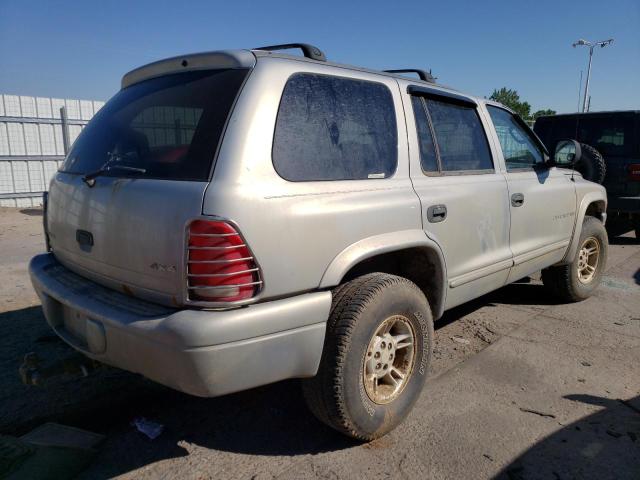 1B4HS28Z3WF177513 - 1998 DODGE DURANGO SILVER photo 4