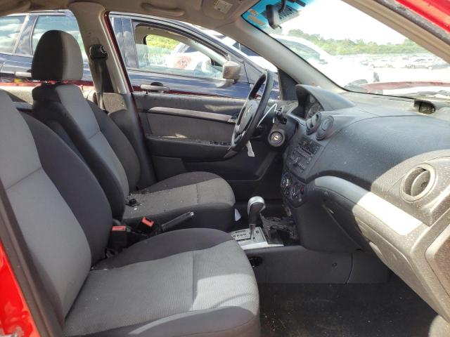 KL1TD6DE7AB050305 - 2010 CHEVROLET AVEO LS 红色 照片 5