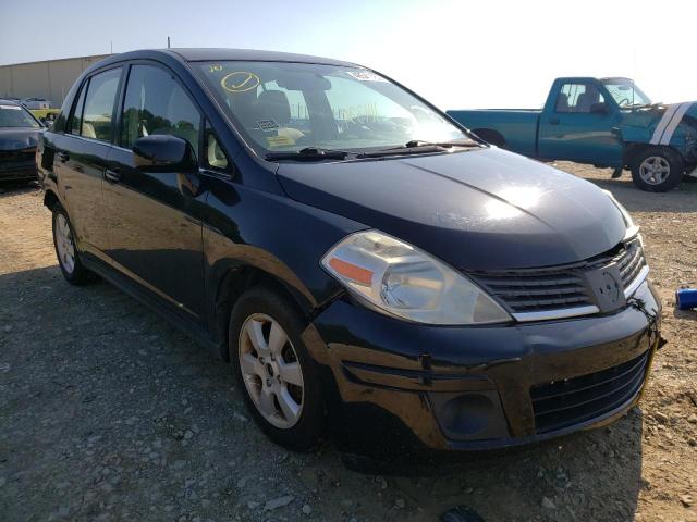 3N1BC11E47L409327 - 2007 NISSAN VERSA BLACK photo 1