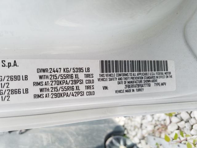 ZFBERFAT9F6A77761 - 2015 RAM PROMASTER Ağ foto 10