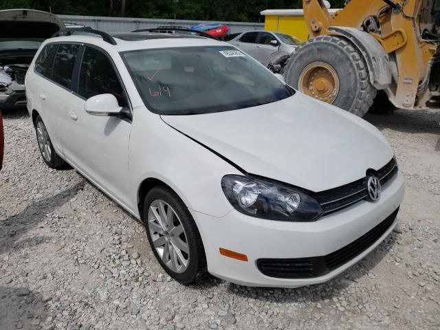 3VWML7AJ6EM628610 - 2014 VOLKSWAGEN JETTA TDI WHITE photo 1