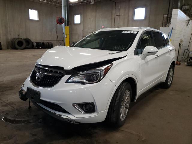 LRBFX2SA2KD068091 - 2019 BUICK ENVISION E WHITE photo 2