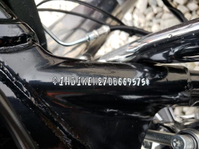 1HD1KEM27DB669575 - 2013 HARLEY-DAVIDSON FLHTK ELEC 棕色 照片 10