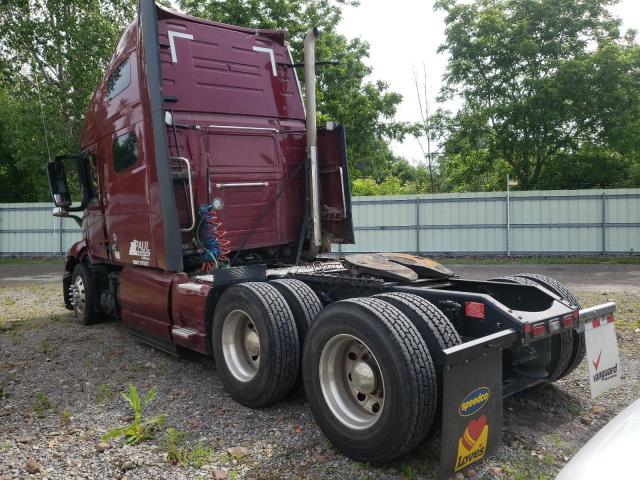 4V4NC9EH5LN269560 - 2020 VOLVO VN VNL MAROON photo 3