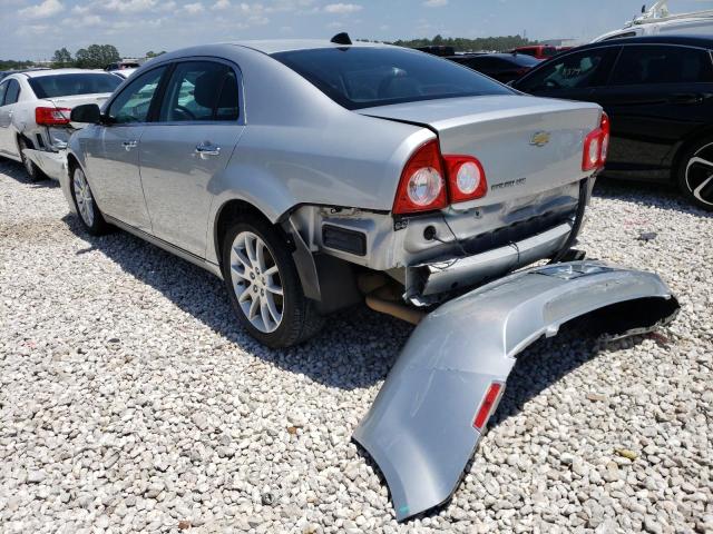 1G1ZG5E7XCF359274 - 2012 CHEVROLET MALIBU LTZ ვერცხლისფერი ფოტო 3