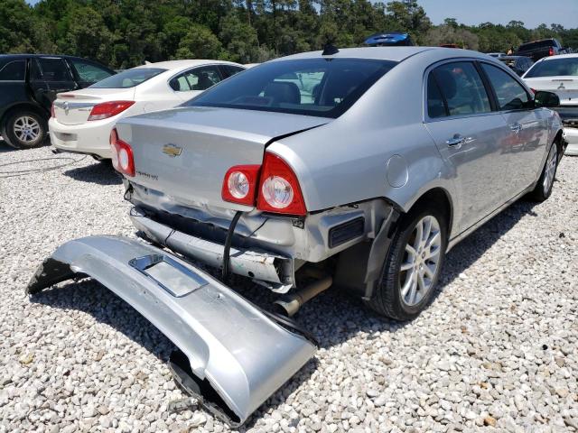 1G1ZG5E7XCF359274 - 2012 CHEVROLET MALIBU LTZ ვერცხლისფერი ფოტო 4