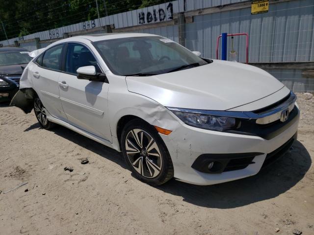 2HGFC1F76HH655008 - 2017 HONDA CIVIC EXL Biały zdjęcie 1