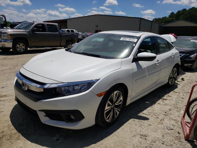 2HGFC1F76HH655008 - 2017 HONDA CIVIC EXL Biały zdjęcie 2