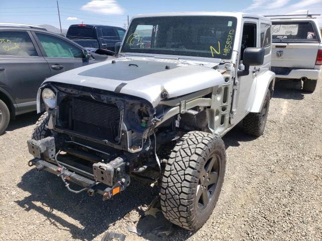 1C4AJWBG3CL154459 - 2012 JEEP WRANGLER S SILVER photo 2