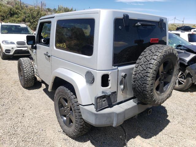 1C4AJWBG3CL154459 - 2012 JEEP WRANGLER S SILVER photo 3