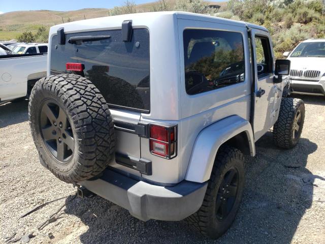 1C4AJWBG3CL154459 - 2012 JEEP WRANGLER S SILVER photo 4