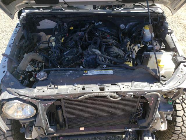 1C4AJWBG3CL154459 - 2012 JEEP WRANGLER S SILVER photo 7