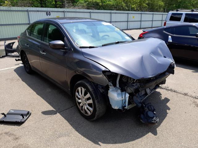 3N1AB7AP3EY295369 - 2014 NISSAN SENTRA GRAY photo 1