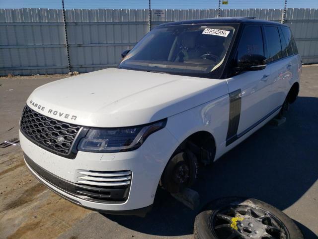 SALGS2SVXKA563429 - 2019 LAND ROVER RANGE ROVE WHITE photo 2