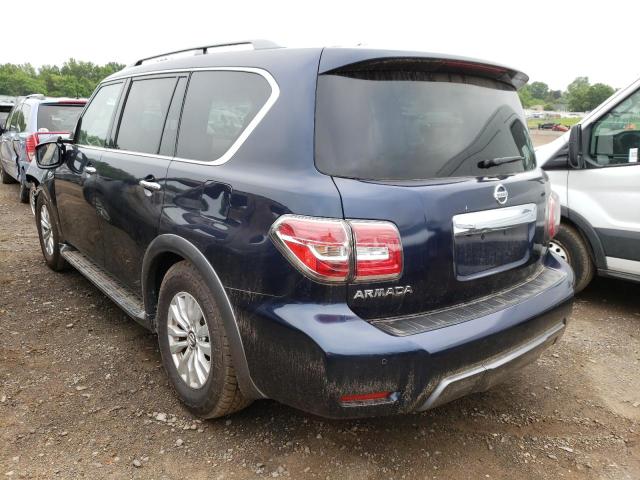 JN8AY2ND6LX015526 - 2020 NISSAN ARMADA SV BLUE photo 3