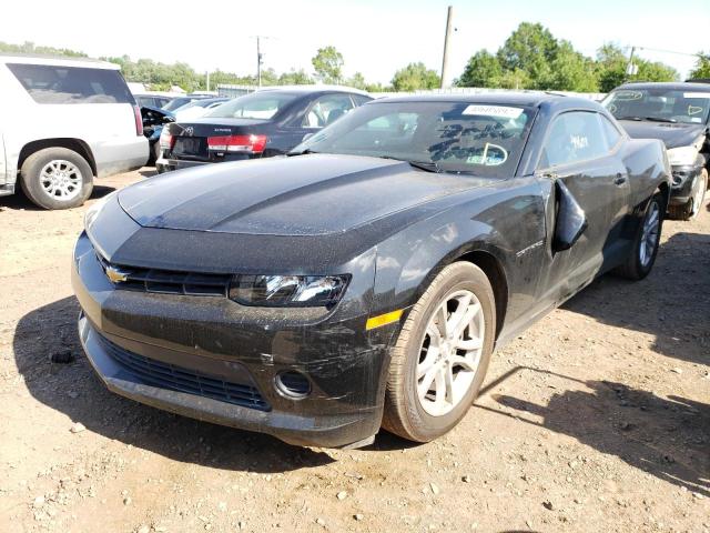 2G1FA1E39F9238484 - 2015 CHEVROLET CAMARO LS BLACK photo 2