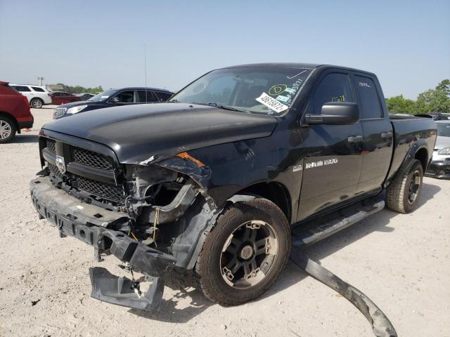 1C6RD6FTXCS223971 - 2012 DODGE RAM 1500 S BLACK photo 2