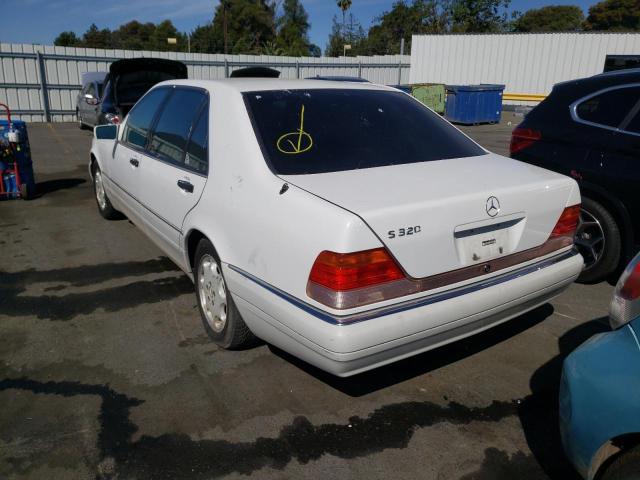 WDBGA33E3TA326215 - 1996 MERCEDES-BENZ S 320 WHITE photo 3