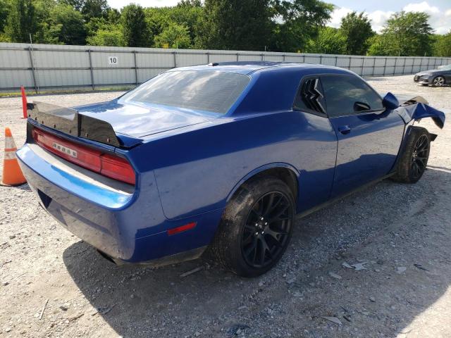 2C3CDYBT1CH269927 - 2012 DODGE CHALLENGER BLUE photo 4