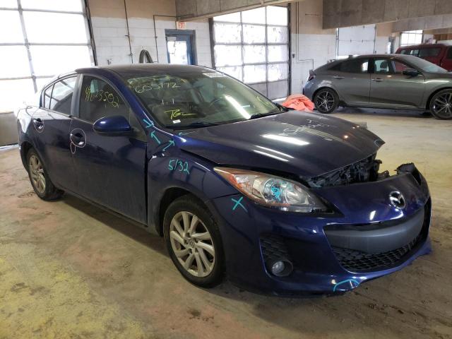 JM1BL1V75C1605772 - 2012 MAZDA 3 I BLUE photo 1