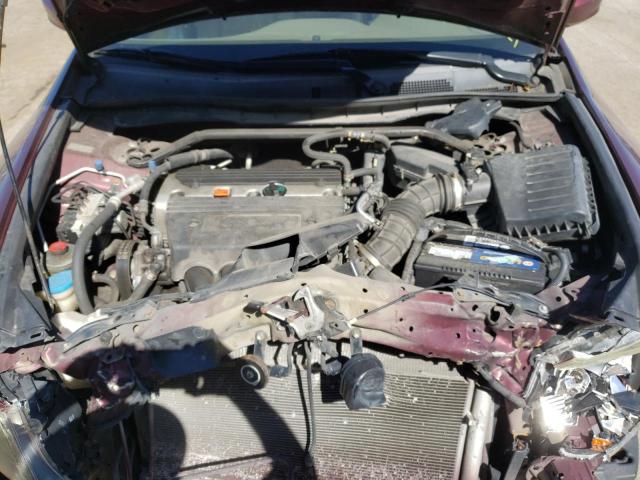 1HGCP26858A054533 - 2008 HONDA ACCORD EXL BURGUNDY photo 7