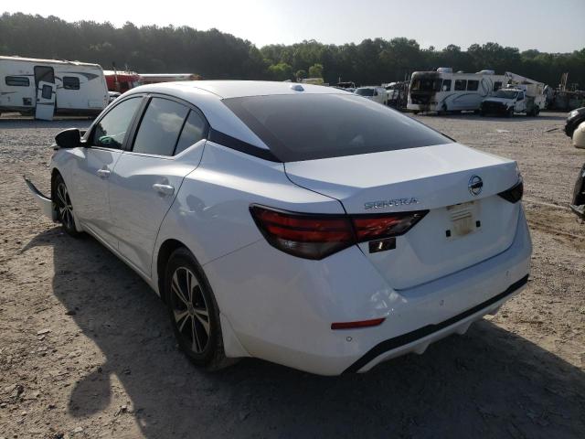 3N1AB8CV6LY234855 - 2020 NISSAN SENTRA SV WHITE photo 3