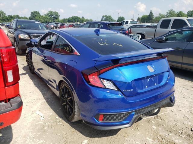 2HGFC3A54JH755373 - 2018 HONDA CIVIC SI BLUE photo 3