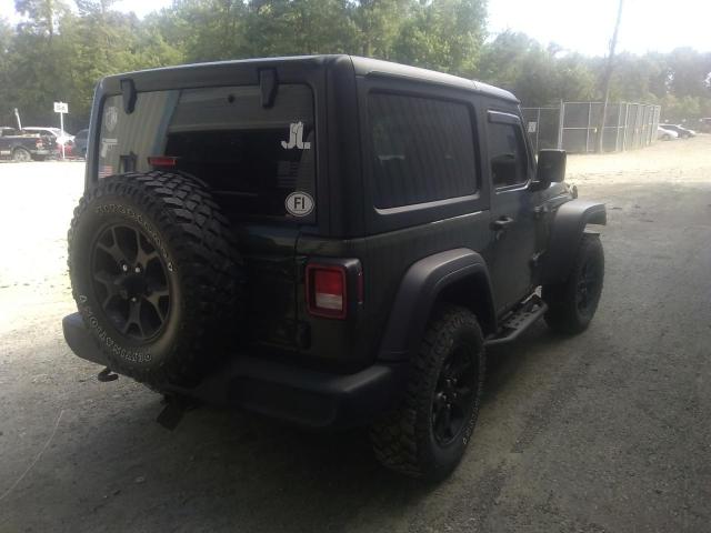 1C4GJXAG9LW315686 - 2020 JEEP WRANGLER S 绿色 照片 4