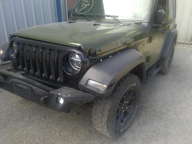 1C4GJXAG9LW315686 - 2020 JEEP WRANGLER S 绿色 照片 9