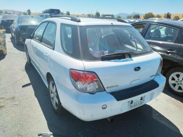 JF1GG67616G809245 - 2006 SUBARU IMPREZA WHITE photo 3