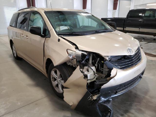 5TDKK3DC9BS057306 - 2011 TOYOTA SIENNA LE GOLD photo 1