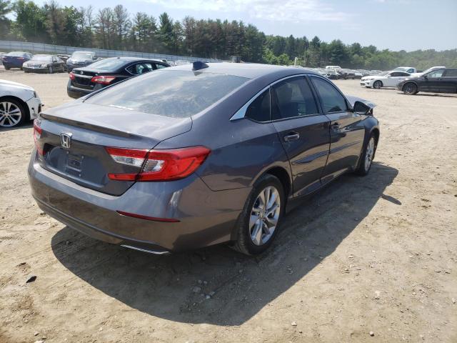 1HGCV1F10JA263090 - 2018 HONDA ACCORD LX GRAY photo 4