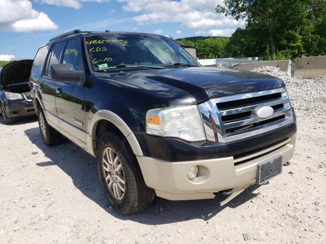 1FMFU18587LA73089 - 2007 FORD EXPEDITION BLACK photo 1