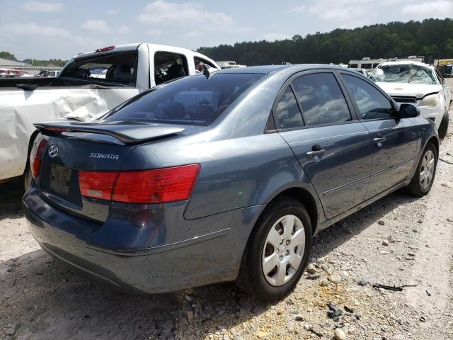 5NPET46C39H458167 - 2009 HYUNDAI SONATA GLS BLUE photo 4