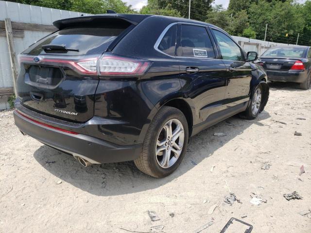 2FMPK3K85FBC30178 - 2015 FORD EDGE BLACK photo 4