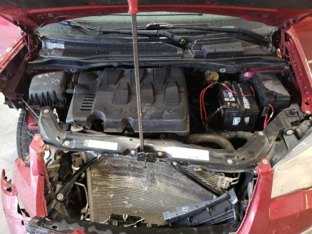 2A4RR5DX6AR319826 - 2010 CHRYSLER TOWN & COU RED photo 7