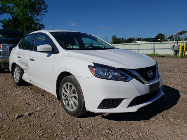 3N1AB7AP9KY209848 - 2019 NISSAN SENTRA S WHITE photo 1