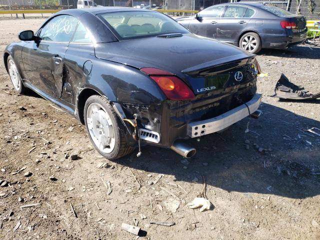 JTHFN48Y850070896 - 2005 LEXUS SC 430 BLACK photo 9