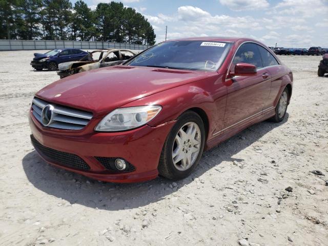 WDDEJ8GB5AA023803 - 2010 MERCEDES-BENZ CL 550 4MA MAROON photo 2