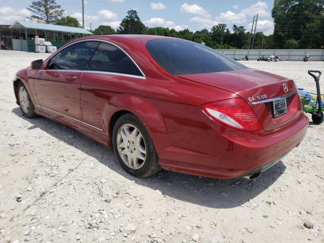 WDDEJ8GB5AA023803 - 2010 MERCEDES-BENZ CL 550 4MA MAROON photo 3