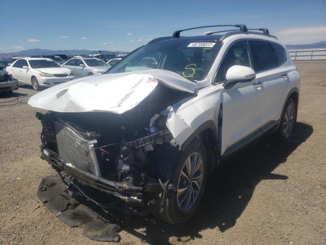 5NMS5CAD4LH221750 - 2020 HYUNDAI SANTA FE L WHITE photo 2