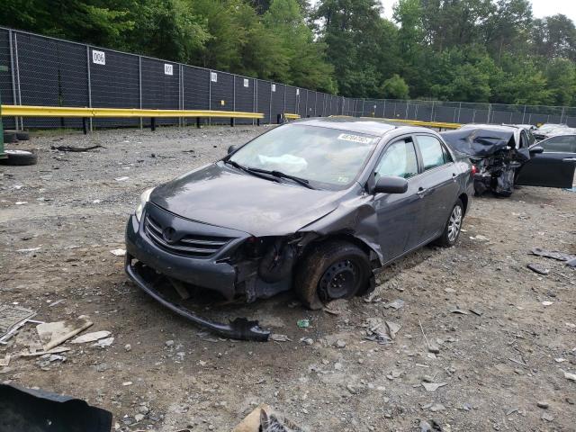 2T1BU4EE9DC103812 - 2013 TOYOTA CAROLA GRAY photo 2