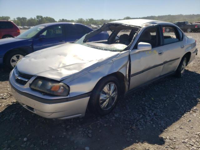 2G1WF55E6Y9331668 - 2000 CHEVROLET IMPALA SILVER photo 2