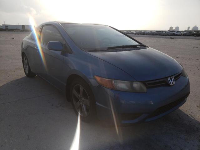 2HGFG12847H512320 - 2007 HONDA CIVIC EX BLUE photo 1