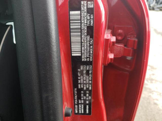 ZFBCFXAB1HP615683 - 2017 FIAT 500X POP RED photo 10