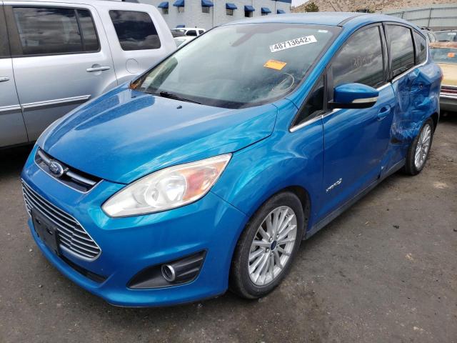 1FADP5BU4DL530668 - 2013 FORD C-MAX SEL BLUE photo 2