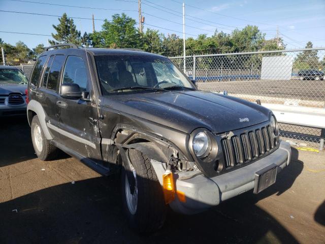 1J4GL48K06W128578 - 2006 JEEP LIBERTY GREEN photo 1