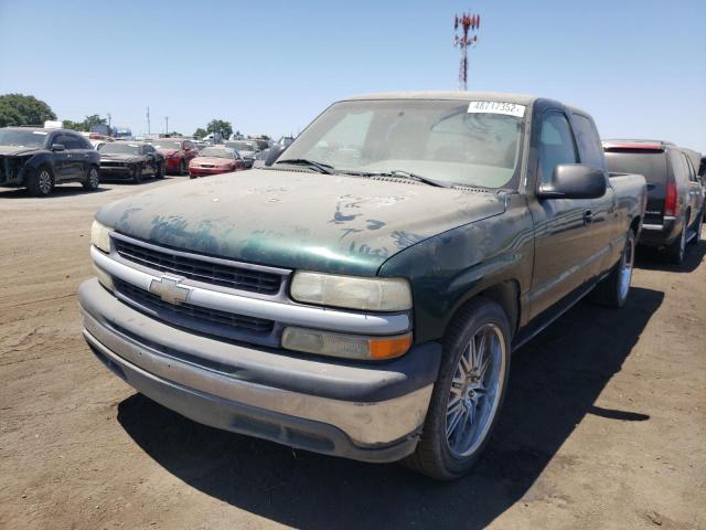 2GCEC19W811233303 - 2001 CHEVROLET SILVERADO GREEN photo 2